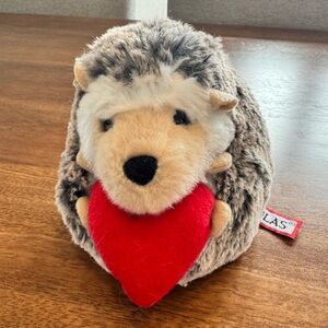 Douglas Spunky Hedgehog Plush with Heart